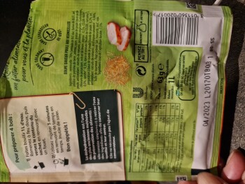 Consumer Review - Food Safety E.Leclerc DRIVE Vierzon, Rue du Mouton, Vierzon, France Knorr soupe saveur poule vermicelles,  J'ai... photo #2