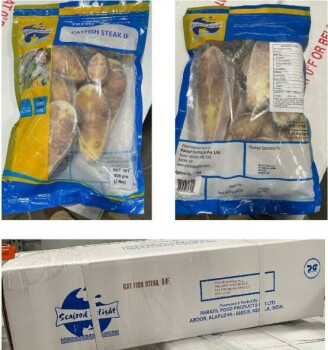 نذكر الطعام Seafood delight frozen catfish products imported from India - recalled due to Ineligible country of... صورة فوتوغرافية #2