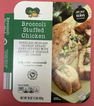 Food Recall Park Street Deli RTE broccoli stuffed chicken breast - Public Health alert due to undercooked The FS... photo #1
