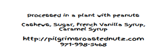 Food Recall Pilgrim’s Roasted Nut’ Z products - recalled  due to allergens Pilgrim’s Roasted Nut’Z of North Plai... photo #4