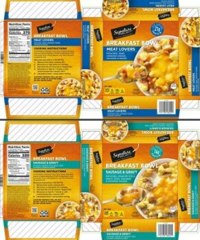 Food Recall Signature Select Breakfast Bowls - Health Alert due to Possible Temperature Abuse at Distribution Ce... photo #2