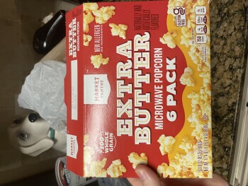 Consumer Review - Food Safety Target, University Avenue, Lubbock, TX, USA Market Pantry Extra Butter Microwave Popcorn 6 pack ( Be... photo #2
