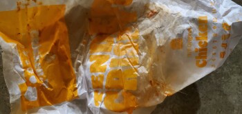 Consumer Review - Food Safety Burger King, East Bishop Street, Bellefonte, PA, USA Last night,  My son had a spicy chicken king bu... photo #2