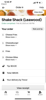 Consumer Review - Food Safety Shake Shack Leawood, West 119th Street, Leawood, KS, USA Since ordering from here a couple of days a... photo #2