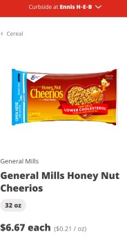 Consumer Review - Food Safety H-E-B, South Clay Street, Ennis, TX, USA Bought honey nut cheerios from here on 02/22/2023. My son h... photo #1