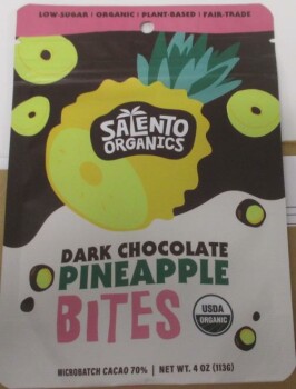 食品召回 Salento Organics dark chocolate products - recalled due to undeclared milk The affected products are... 照片 #6