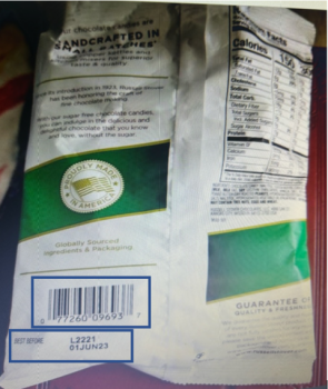 Retiro de alimentos Russell Stover Chocolates Sugar Free Peanut Butter Cups - recalled due to allergens Russell Stover C... foto #2