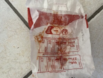 Avis du consommateur - Sécurité alimentaire McDonald's, Avenue du Faouédic, Lorient, France Mon fils s’est senti très mal juste après avoir mang... photo #3