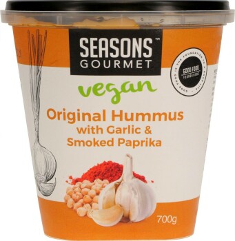 Food Recall Seasons Gourmet & Turkish Kitchen brand hummus - recalled due to Salmonella Brelita Foods Ltd is rec... photo #2