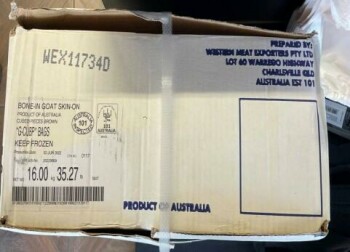 نذكر الطعام Western Exporters bone-in goat products - recalled due to Import without the benefit of inspection T... صورة فوتوغرافية #3