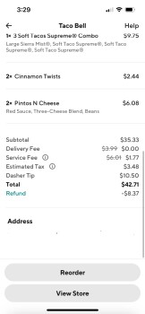 Consumer Review - Food Safety Taco Bell, State Highway W, Byrnes Mill, MO, USA Ordered from here last for dinner and the next morn... photo #4