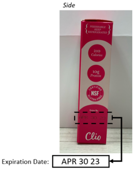 Food Recall Clio Strawberry Granola & Greek Yogurt Parfait Bar - recalled due to Listeria monocytogenes Clio Sna... Foto #2