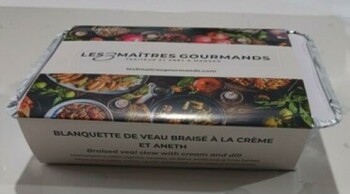 Food Recall Les 3 Maîtres Gourmands frozen dishes - recalled due to undeclared allergens The Ministry of Agricul... photo #2