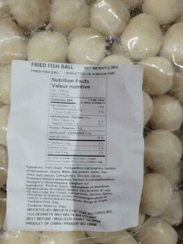 Food Recall Yijie Holdings Inc Fried fish ball - recalled due to undeclared egg Yijie Holdings Inc. is recalling... Foto #3