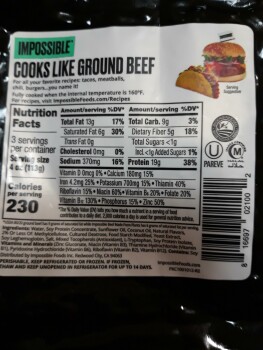Consumer Review - Food Safety Raley's, Tahoe Boulevard, Incline Village, NV, USA 3/24/23  from imposible burger purchased from her... photo #2