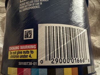 Consumer Review - Food Safety Walmart Supercenter, Riggs Road Northeast, Washington, DC, USA I purchased Planters Honey Roasted Mi... photo #1