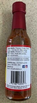 食品召回 Komera Origina Seasoned Hot Pepper Sauce - recalled due to the presence of dangerous bacteria The af... 照片 #2