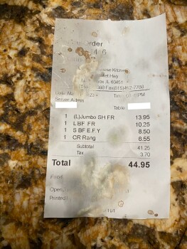 Verbraucherbewertung – Lebensmittelsicherheit Mo's Chinese Kitchen Inc, East Joliet Highway, New Lenox, IL, USA I’ve bought food yesterday from he... Foto #2