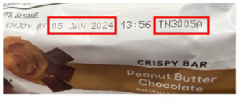 Food Recall SimplyProtein Peanut Butter Chocolate Crispy Bar - recalled due to allergens Wellness Natural USA In... photo #2