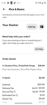Consumer Review - Food Safety Rice & Beans, 812 Maryland Ave, Wilmington, DE 19805, United States I ordered through doordash from... photo #2