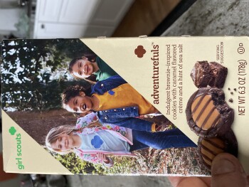 Avaliação do consumidor - Segurança alimentar Girl Scout cookies, Barrington, RI, USA I ate three Adventurefuls cookies and got really bad crampin... foto #3