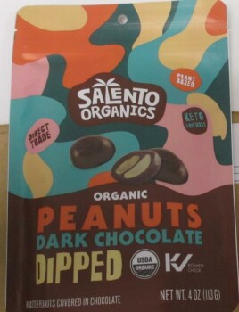 食品召回 Salento Organics Dark Chocolate products - recalled due to undeclared milk The recall notification i... 照片 #4