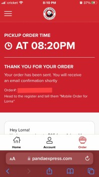 消费者评论 - 食品安全 Panda Express, South Georgia Street, Amarillo, TX, USA My Husband and I ordered From them Friday nig... 照片 #2
