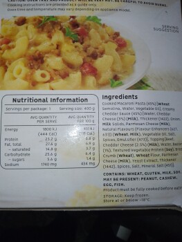 مراجعة المستهلك - سلامة الغذاء Coles Belmont, Macquarie Street, Belmont NSW, Australia I bought "Loaded Mac & Cheese" from On The M... صورة فوتوغرافية #1