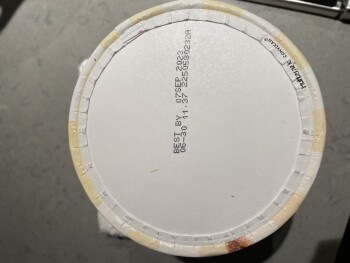 Reseña del consumidor - Seguridad alimentaria Dreyers Ice Cream, Rosauers Supermarkets, 12th Street, Hood River, OR, USA Product: Dreyer's Slow Ch... foto #2