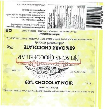 Retiro de alimentos Nelson’s Chocofellar Dark Chocolate products Update - recalled due to Allergen The CFIA announced th... foto #3