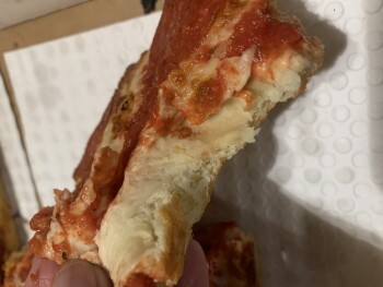 Consumer Review - Food Safety Little Caesars Pizza, West Base Line Street, San Bernardino, CA, USA I purchased a deep dish and it... photo #1