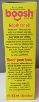 Food Recall Boosh Coconut Curry Cauli Bowl - recalled due to undeclared milk Boosh Food Inc. Brand recalled thei... photo #4