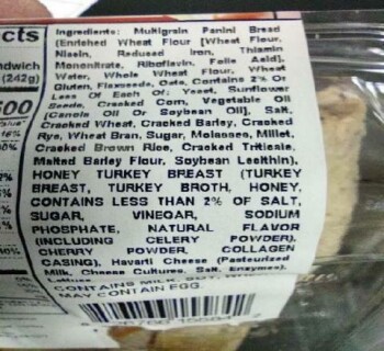 Food Recall GHGA, LLC Turkey and Havarti Sandwich - recalled due to allergens GHGA, LLC. is voluntarily recallin... photo #3