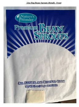 Food Recall Chang Farm and Nature’s Wonder bean sprouts - recalled due to Listeria monocytogenes Chang Farm, 301... photo #2