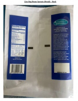 Food Recall Chang Farm and Nature’s Wonder bean sprouts - recalled due to Listeria monocytogenes Chang Farm, 301... photo #3