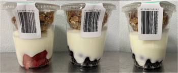 Rappel d'aliments Simply To Go Strawberry Yogurt & Blueberry Yogurt Parfaits  - recalled due to undeclared soy Sodexo... photo #3