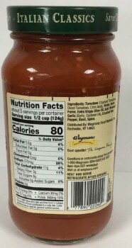 Food Recall Wegmans Classics Diavolo Sauce - recalled due to undeclared fish LiDestri Foods is recalling 24-ounc... photo #2