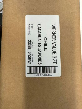 Food Recall Werner recalled Chile Cacahuates Japones - due to undeclared peanut Werner Gourmet Meat Snacks in Ti... photo #3