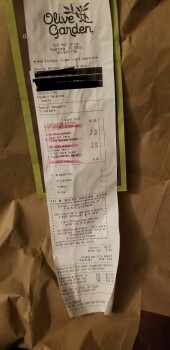 消费者食品安全报告 Olive Garden Italian Restaurant, Mall Drive, Texarkana, TX, USA We ordered the $6.00 take home spagh... 照片 #5