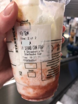 Reseña del consumidor - Seguridad alimentaria Starbucks, Große Friedberger Straße, Frankfurt am Main, Deutschland Ich war gestern mit meiner Mutte... foto #2