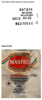 Food Recall Sofina Foods Inc. R-T-E mortadella deli meat products - recalled due to misbranding & allergen The F... photo #3