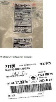 Food Recall Sofina Foods Inc. R-T-E mortadella deli meat products - recalled due to misbranding & allergen The F... photo #4