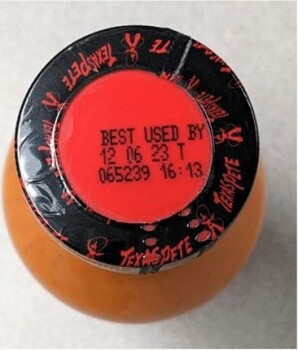 Reclame de Alimentos Texas Pete Buffalo Wing Sauce - recalled due to undeclared Soy T.W. Garner Food Company is voluntari... foto #2