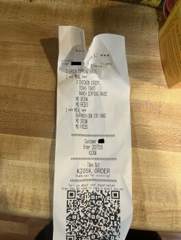 Consumer Review - Food Safety Whataburger, Old Hickory Boulevard, Hermitage, TN, USA I picked up my order after waiting for 45 min... photo #2