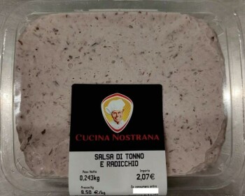 Food Recall Cucina Nostrana Tuna Sauce with Radicchio - recalled due to Listeria The Italy Health Ministry annou... photo #1