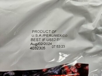 Food Recall Great Value Frozen strawberries and frozen fruit blends - recalled due to potential Hepatitis A cont... Foto #6