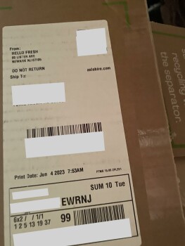 Consumer Review - Food Safety Hello Fresh, Toms River, NJ, USA delivery of “Spinach & Feta Egg Bites”,  June 7, 2023 Hello Fresh f... photo #4