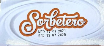 Retiro de alimentos Sorbetero Mango Frozen Dessert Bars - recalled due to undeclared milk Sorbetero Mango Frozen Dessert... foto #3