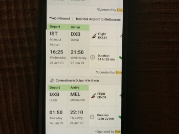 مراجعة المستهلك - سلامة الغذاء Emirates Airlines - United Arab Emirates Arrived to Melbourne on 26th January 11pm.  Started to thro... صورة فوتوغرافية #2