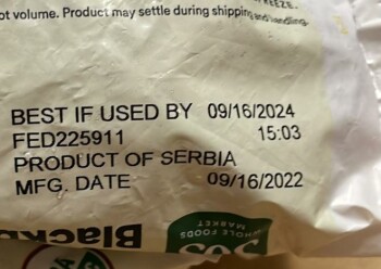 Food Recall 365 Whole Foods Market brand Organic Blackberries - recalled due to Listeria 365 Whole Foods Market... photo #2